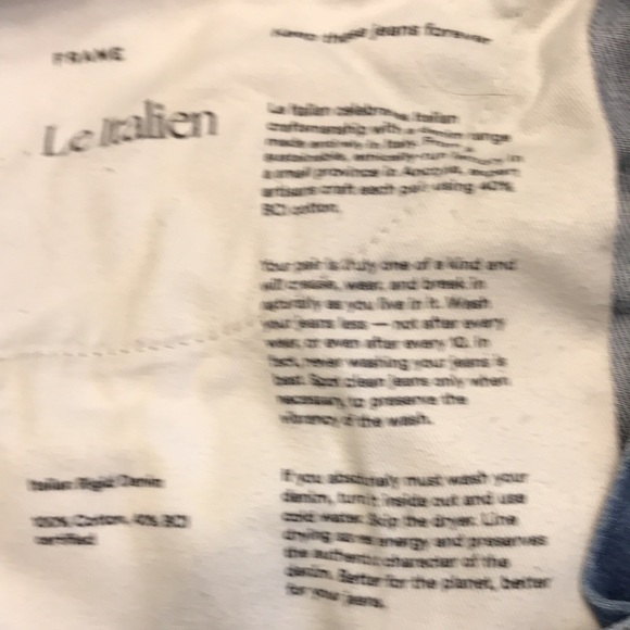 NWOT Frame Jeans - Picture 13 of 13